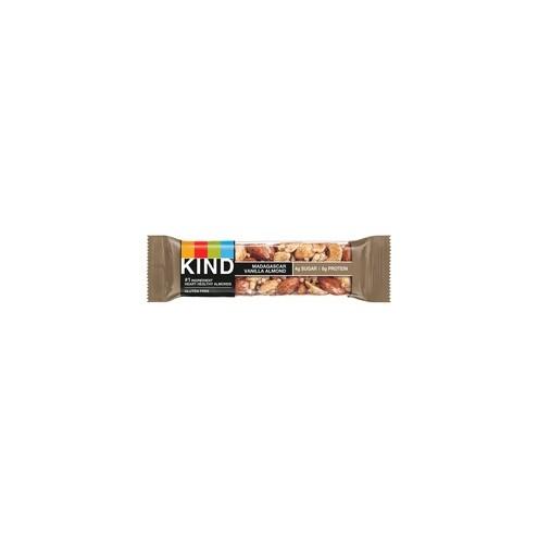 KIND Madagascar Vanilla Almond - Trans Fat Free, High-fiber, Low Sodium, Dairy-free, Gluten-free - Vanilla Almond - 1.41 oz - 12 / Box