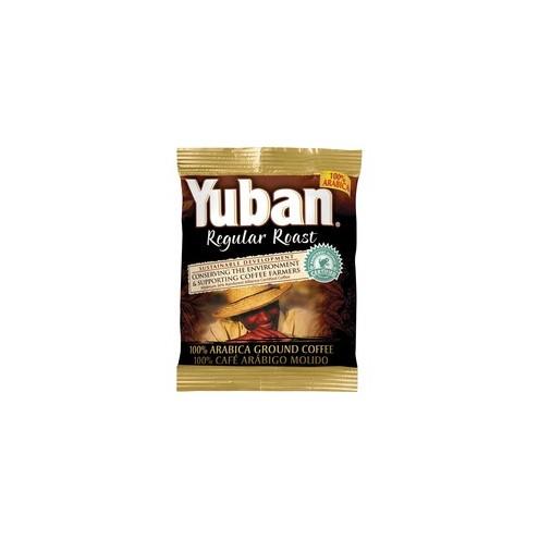 Yuban 100 percent Arabica Ground Coffee Ground - Regular - 1.1 oz - 42 / Carton