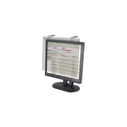 Kantek LCD Privacy Antiglare Wide-screen Filter Silver - For 20" Widescreen - Scratch Resistant