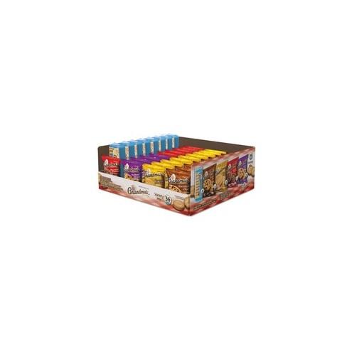 Frito-Lay Cookie - Individually Wrapped - Chocolate Chip, Peanut Butter, Oatmeal Raison, Vanilla Creme, Chocolate Brownie - 2.50 oz - 36 / Carton