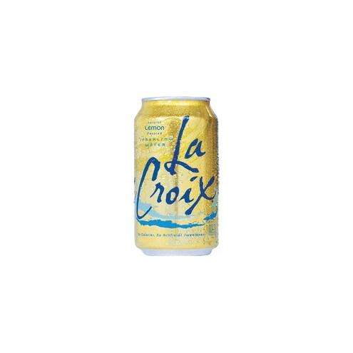 LaCroix Flavored Sparkling Water - Ready-to-Drink - Lemon Flavor - 12 fl oz (355 mL) - 24 / Carton / Can