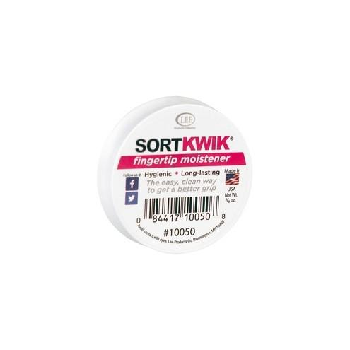 LEE Sortkwik Fingertip Moistener - White - Odorless, Stainingless, Non-toxic