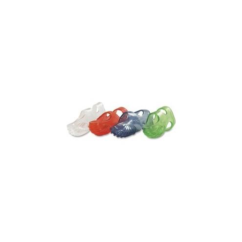 LEE Tippi Micro Gel Grips - #3 with 0.63" Diameter - Assorted, Green, Clear, Red - 10 / Pack