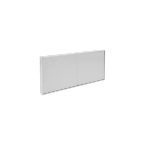Lorell Snap Plate Architectural Sign - 1 Each - 8" Width x 4" Height - Easy Readability, Injection-molded, Easy to Use - White