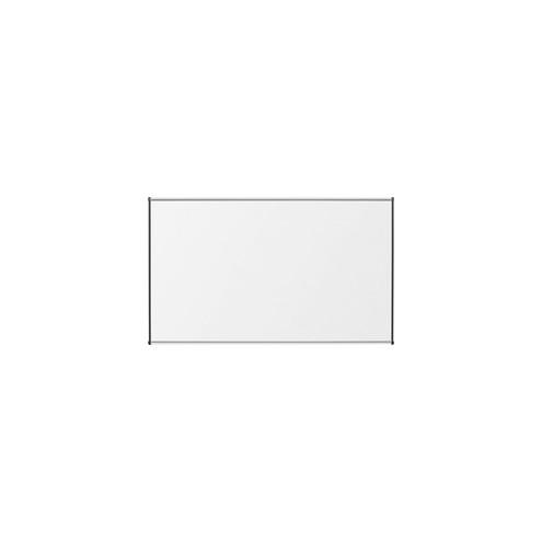 Lorell Marker Board - 48" (4 ft) Width x 36" (3 ft) Height - Porcelain Enameled Steel Surface - Satin Aluminum Frame - 1 / Each