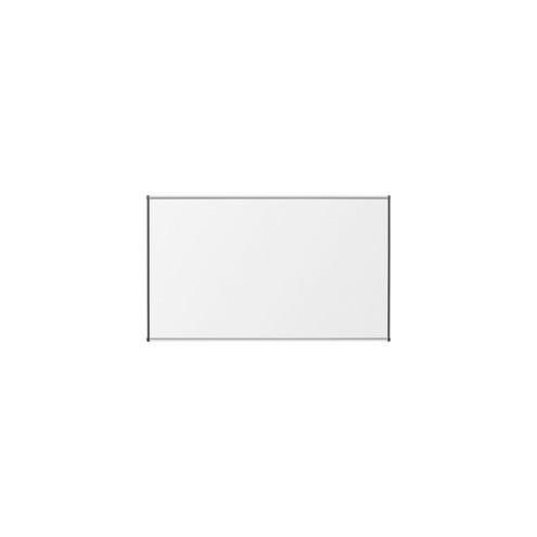 Lorell Marker Board - 96" (8 ft) Width x 48" (4 ft) Height - Porcelain Enameled Steel Surface - Satin Aluminum Frame - 1 Each