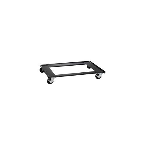 Lorell Commercial Cabinet Dolly - Metal - x 42" Width x 24" Depth x 4" Height - Black - 1 Each