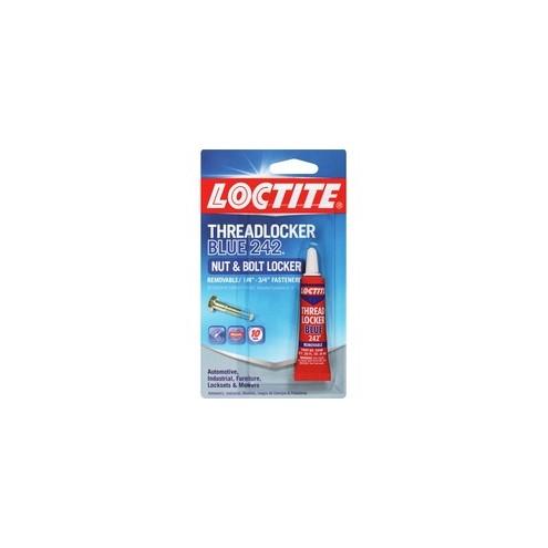 Loctite Threadlocker Blue 242 Nut/Bolt Locker - 0.20 fl oz - 1 Each - Blue