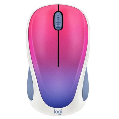 Logitech Design Collection Wireless Optical Mouse, Blue Blush, 910-005840