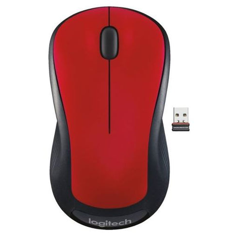 Logitech M310 Wireless Optical Mouse, Flame Red, 910-002486