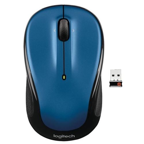 Logitech M325 Wireless Optical Mouse, Blue, 910-002650