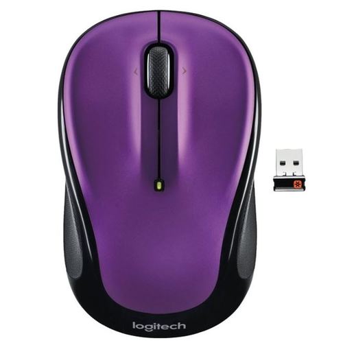 Logitech M325 Wireless Optical Mouse, Violet, 910-003120