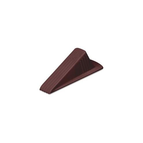 Giant Foot Doorstop, Brown - Heavy-Duty, No-Slip, 6-3/4"L x 3-1/2"W x 2"H, 1/pk