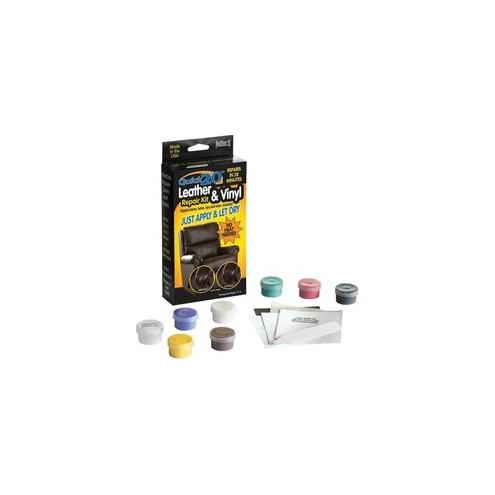 Master Mfg. Co ReStor-It&reg; Quick20&trade; Leather/Vinyl Repair Kit - 7 Intermixable Colors, Mixing Cup, Applicator, Color Mixing Guide