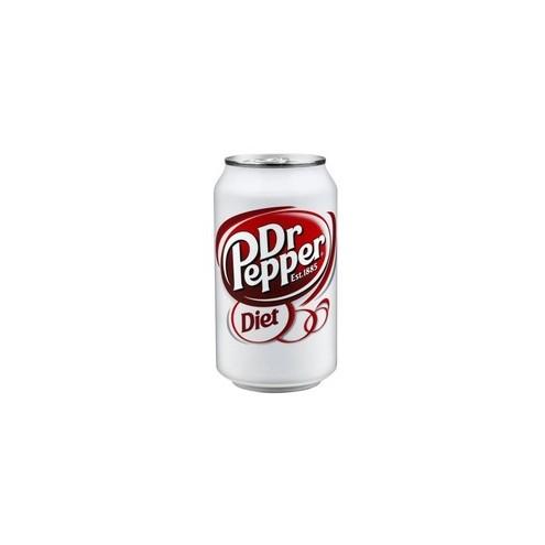 Dr Pepper Snapple Diet Dr. Pepper Soda - Diet - Soda Flavor - 12 oz - Can - 24 / Carton