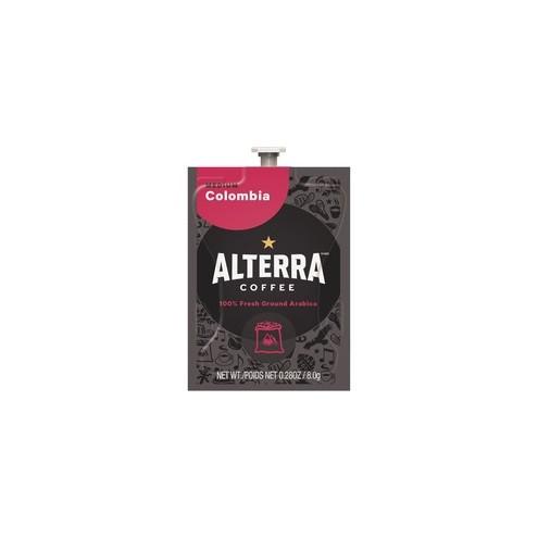 Alterra Roasters Colombia Coffee - Compatible with Flavia - Regular - Colombia - Medium - 100 / Carton