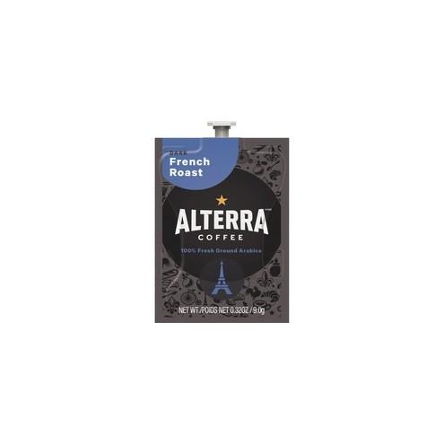 Alterra French Roast Coffee - Compatible with Flavia - Regular - French Roast - Dark - 100 / Carton