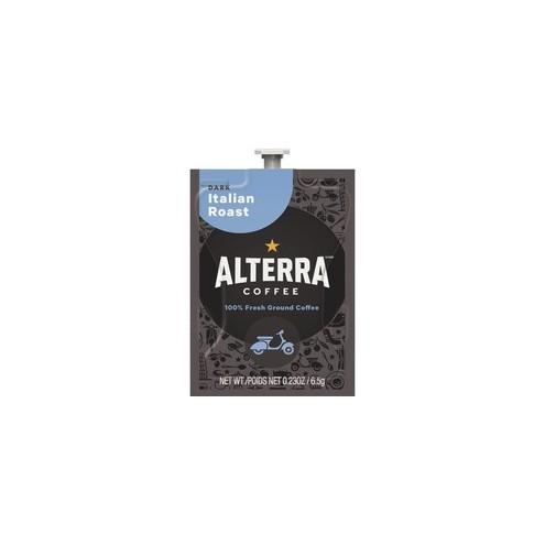 Alterra Italian Roast Coffee - Compatible with Flavia - Regular - Italian Roast - Dark - 100 / Carton