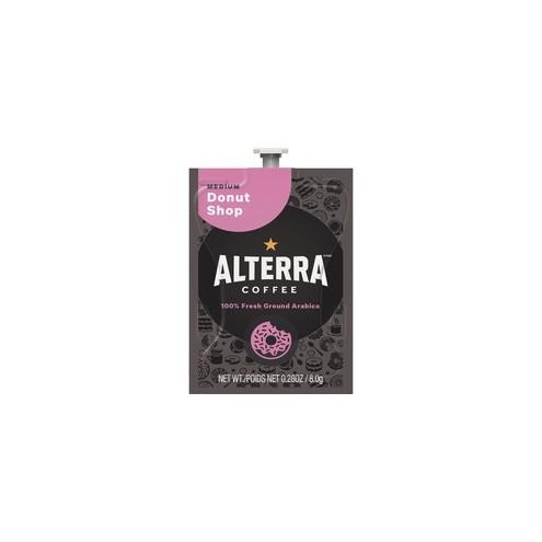 Alterra Donut Shop Blend Coffee - Compatible with Flavia - Regular - Donut Shop Blend - Medium - 100 / Carton