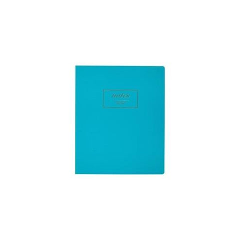 Cambridge Edition Large Casebound Notebook - 80 Sheets - Case Bound - 9" x 11" - White Paper - Teal Cover - 1Each