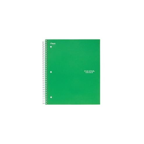 Five Star College Ruled 3 - subject Notebook - Letter - 150 Sheets - Wire Bound - College Ruled - 8 1/2" x 11" - Green Cover - Kraft Cover - 1Each
