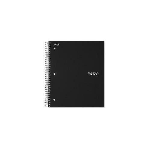 Five Star College Ruled 3 - subject Notebook - Letter - 150 Sheets - Wire Bound - College Ruled - 8 1/2" x 11" - Black Cover - Kraft Cover - 1Each