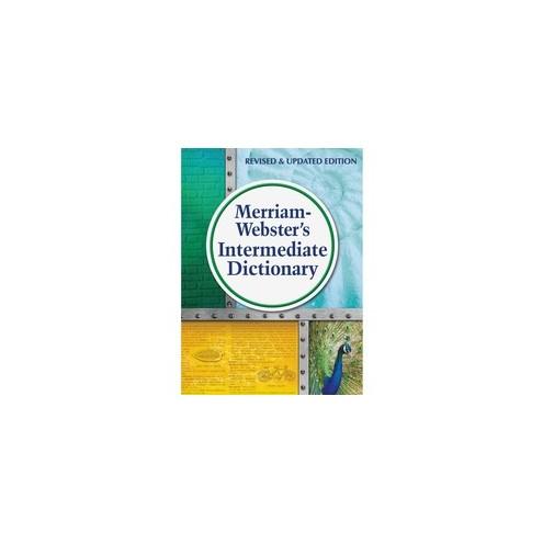 Merriam-Webster Intermediate Dictionary Printed Book - Hardcover - Grade 6-8 - English
