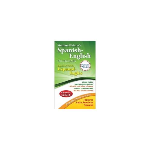 Merriam-Webster Spanish-English Dictionary Printed Book - Softcover - Spanish, English