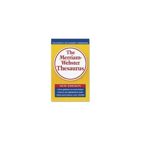 Merriam-Webster Paperback Thesaurus Printed Book - Book - English