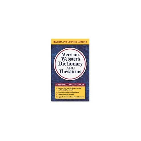 Merriam-Webster Dictionary/Thesaurus Printed Book - Book