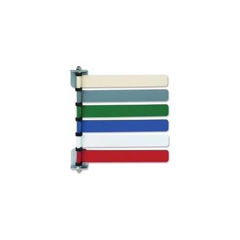 Medline Room ID Flags - 2" x 8" - Rectangle - Assorted - Latex-free, Adjustable - 6 / Each