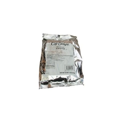 Cafe Delight Frothy Topping - 1 lb (16 oz) Bag - 12/Carton