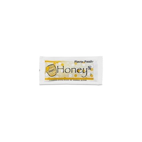Diamond Crystal Flavor Fresh Honey - Honey - 0.32 oz - 200 / Carton