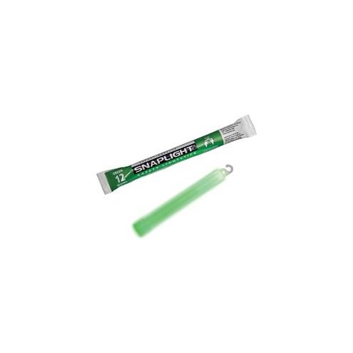 Miller's Creek 6" Emergency Snaplights - 6" Length - 12 Hour Glow Time - Green