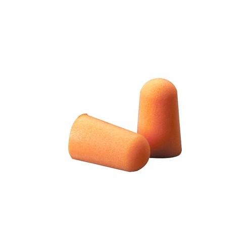 3M 1100 Uncorded Foam Earplugs - Smooth Surface, Uncorded, Comfortable, Dirt Resistant, Hypoallergenic, Disposable - Noise Protection - Polyurethane - Orange - 200 / Box