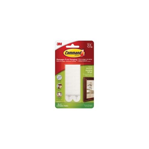 Command Large Picture Hanging Strips - 8 / Pack - White