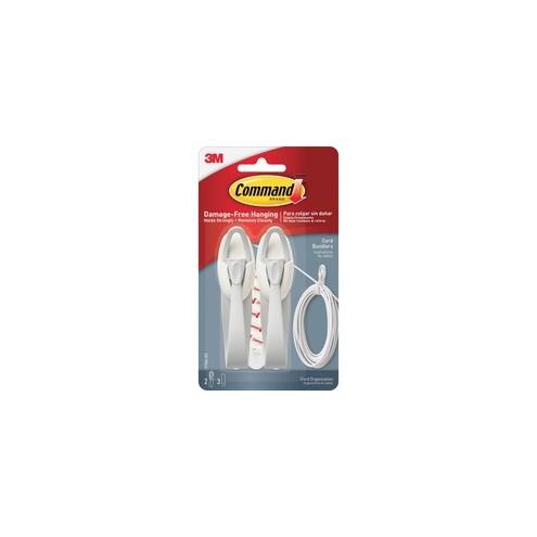 Command Cord Bundlers - White - 2 Pack