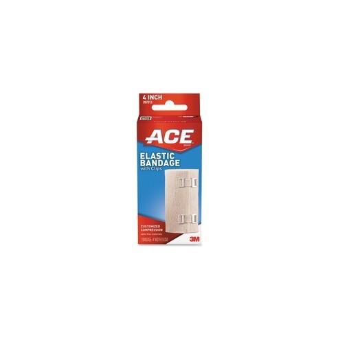 Ace Elastic Bandage with Clips, 4" - 4" - 1Each - Beige