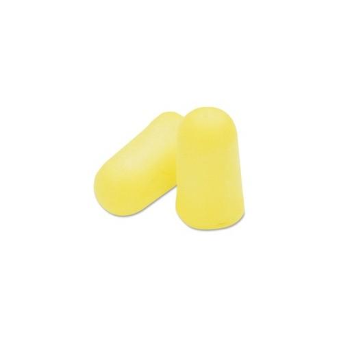 E-A-R TaperFit Uncorded Earplugs - Comfortable, Disposable, Uncorded, Noise Reduction - Noise Protection - Polyurethane Foam - Yellow - 200 / Box