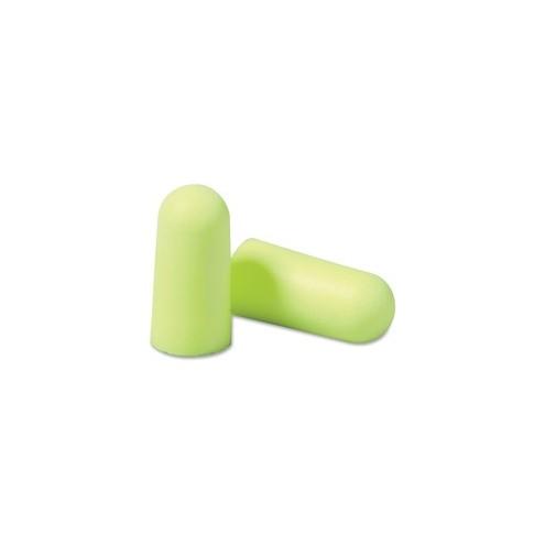 E-A-R soft Neons Uncorded Earplugs - Comfortable, Uncorded, Disposable - Noise Protection - Foam, Polyurethane - Neon Yellow - 200 / Box