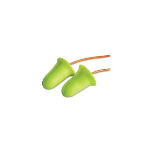 E-A-R soft FX Corded Earplugs - Disposable, Corded - Noise Protection - Foam, Polyurethane, Vinyl Cord - Yellow - 200 / Box