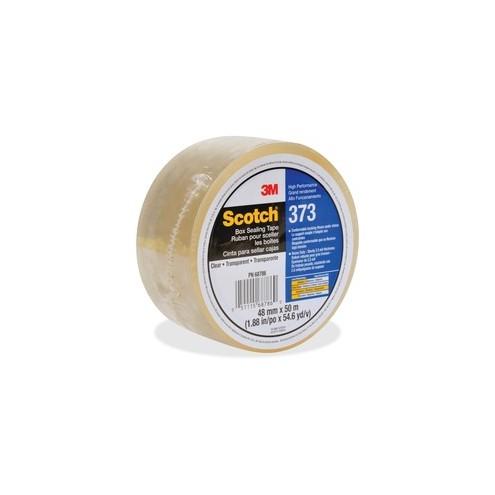 Scotch 373 Box Sealing Tape - 54.68 yd Length x 1.89" Width - 2.5 mil Thickness - 3" Core - Polypropylene Backing - 36 / Carton - Clear