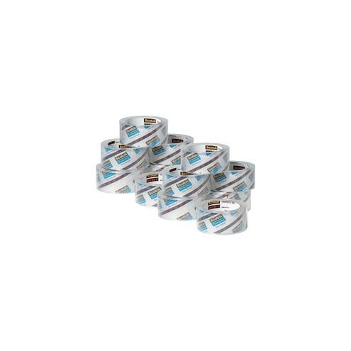 Scotch Commercial-Grade Shipping/Packaging Tape - 54.60 yd Length x 1.88" Width - 3.1 mil Thickness - 3" Core - Synthetic Rubber Resin - 48 / Carton - Clear