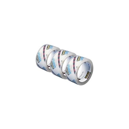 Scotch Heavy-Duty Shipping/Packaging Tape - 54.60 yd Length x 1.88" Width - 3.1 mil Thickness - 3" Core - Synthetic Rubber Resin - Rubber Resin Backing - 3 / Pack - Clear