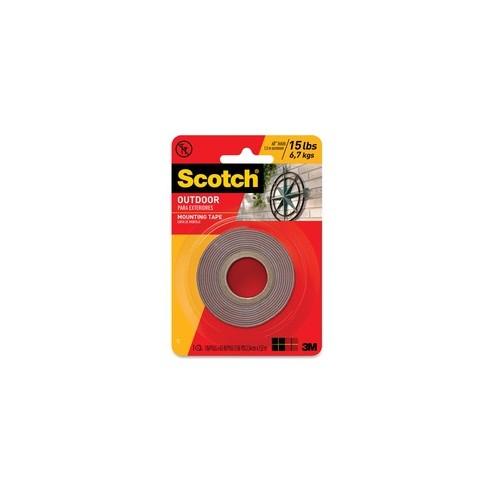 Scotch Outdoor Mounting Tape - 5 ft Length x 1" Width - 1 / Roll