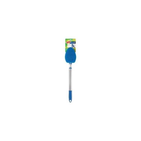 Scotch-Brite Bath Scrubber - Plastic Handle - 1 Each