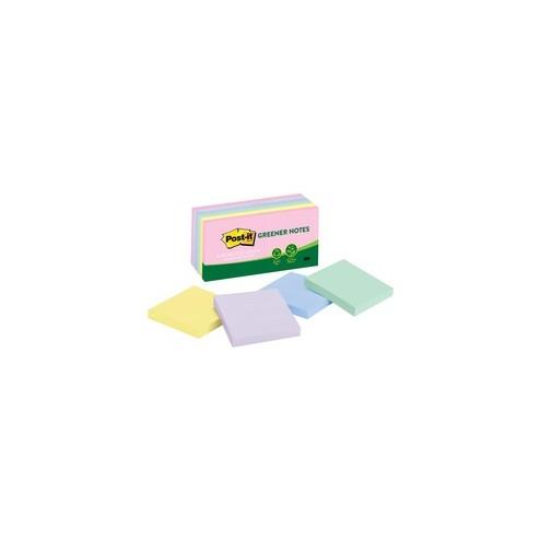 Post-it&reg; Notes Original Notepads - Helsinki Color Collection - 1200 - 3" x 3" - Square - 100 Sheets per Pad - Unruled - Assorted - Paper - Self-adhesive, Repositionable - 12 / Pack