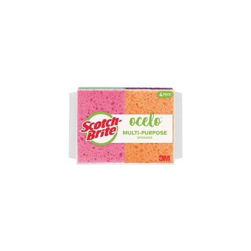 O-Cel-O StayFresh Sponges - 5.8" Height4.6" Depth - 40/Carton - Cellulose - Assorted