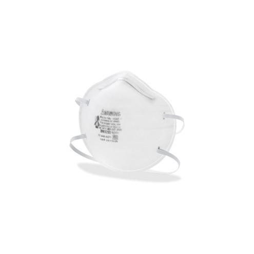 3M N95 Particulate Respirator 8200 Mask - Lightweight, Disposable, Adjustable Nose Clip, Comfortable - Standard Size - Particulate, Fog, Dust Protection - Nose Foam - White - 20 / Box