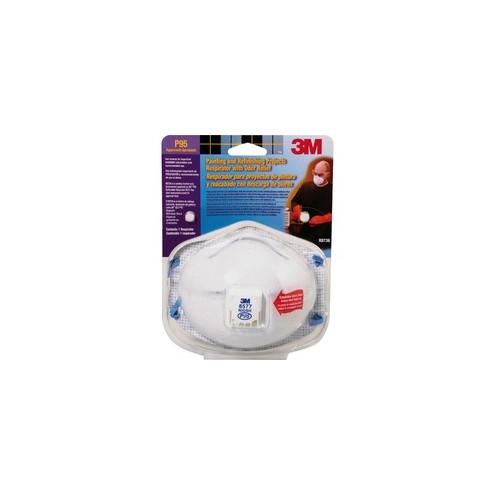 3M Advanced Filter Relief Respirator - Particulate, Odor Protection - White - 1 / Pack